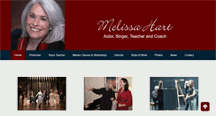 Desktop Screenshot of melissahart.net
